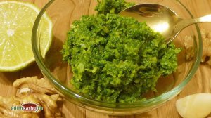 Зеленый СОУС (Песто) С ПЕТРУШКОЙ и грецкими орехами/ РЕЦЕПТ на каждый день и для зимнего хранения