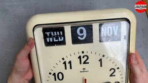 TWEMCO 電波式掛け時計 Radio controlled German Movement Calendar Wall Clock RC-12 壁掛け時計 電波時計