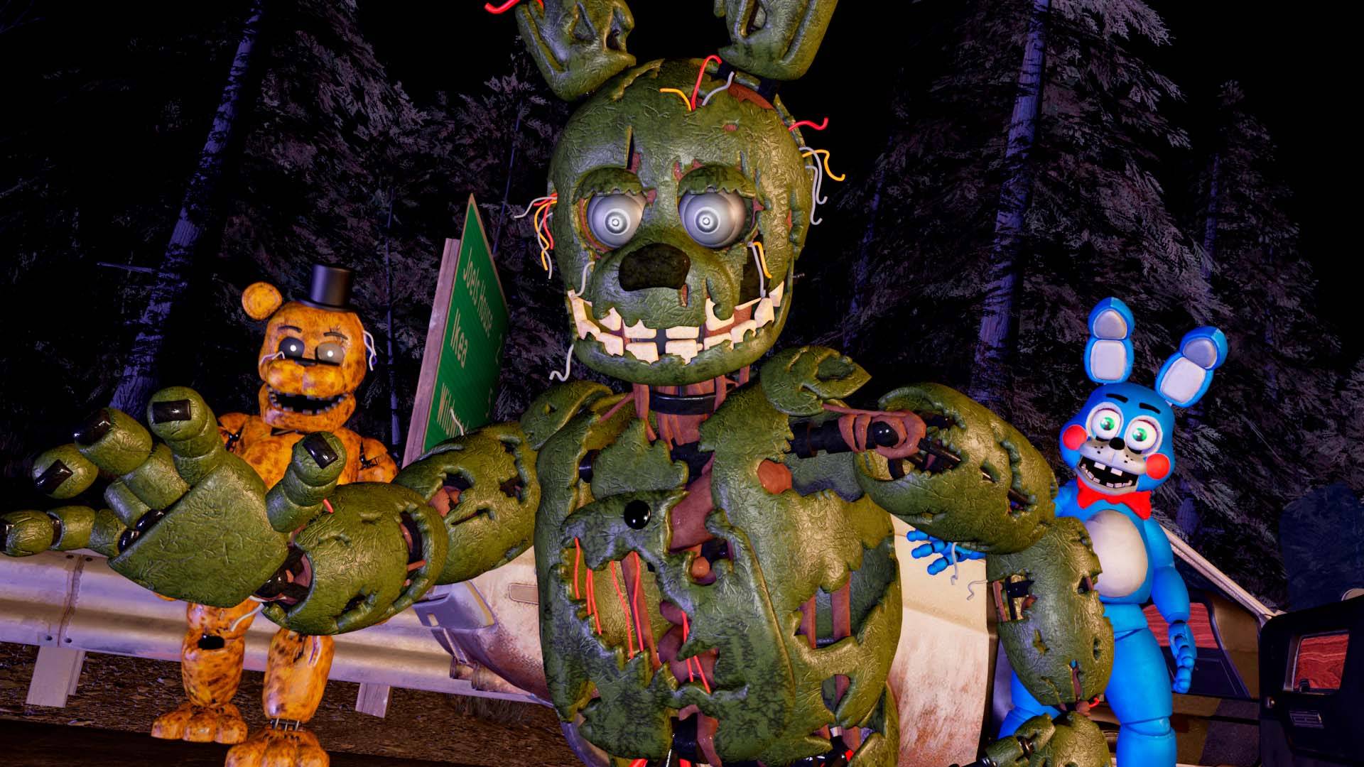 [FNAF SFM] Со Спрингбонни случилось что-то плохое (Приключения Спрингтрапа)