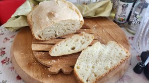 Хлеб из муки твердых сортов 🍞 из Италии (Семола) 75%💧