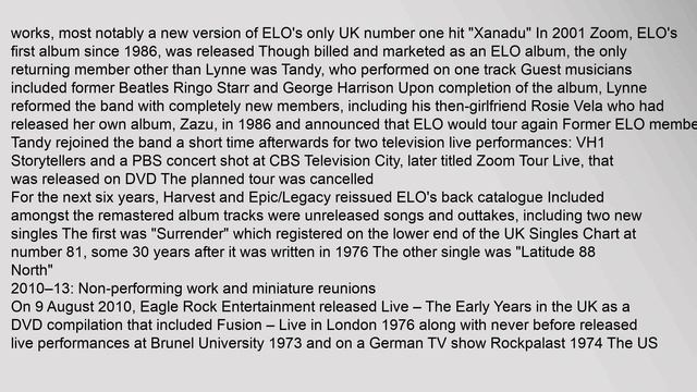 Electric Light Orchestra смотреть онлайн