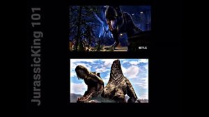 Camp Cretaceous Tarbosaurus vs large carnivores of the JP Franchise
