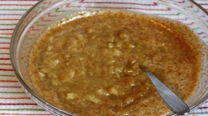 Открытый пирог с ревенем и миндалем