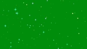 Star Bright green screen chroma key animation effects HD footages