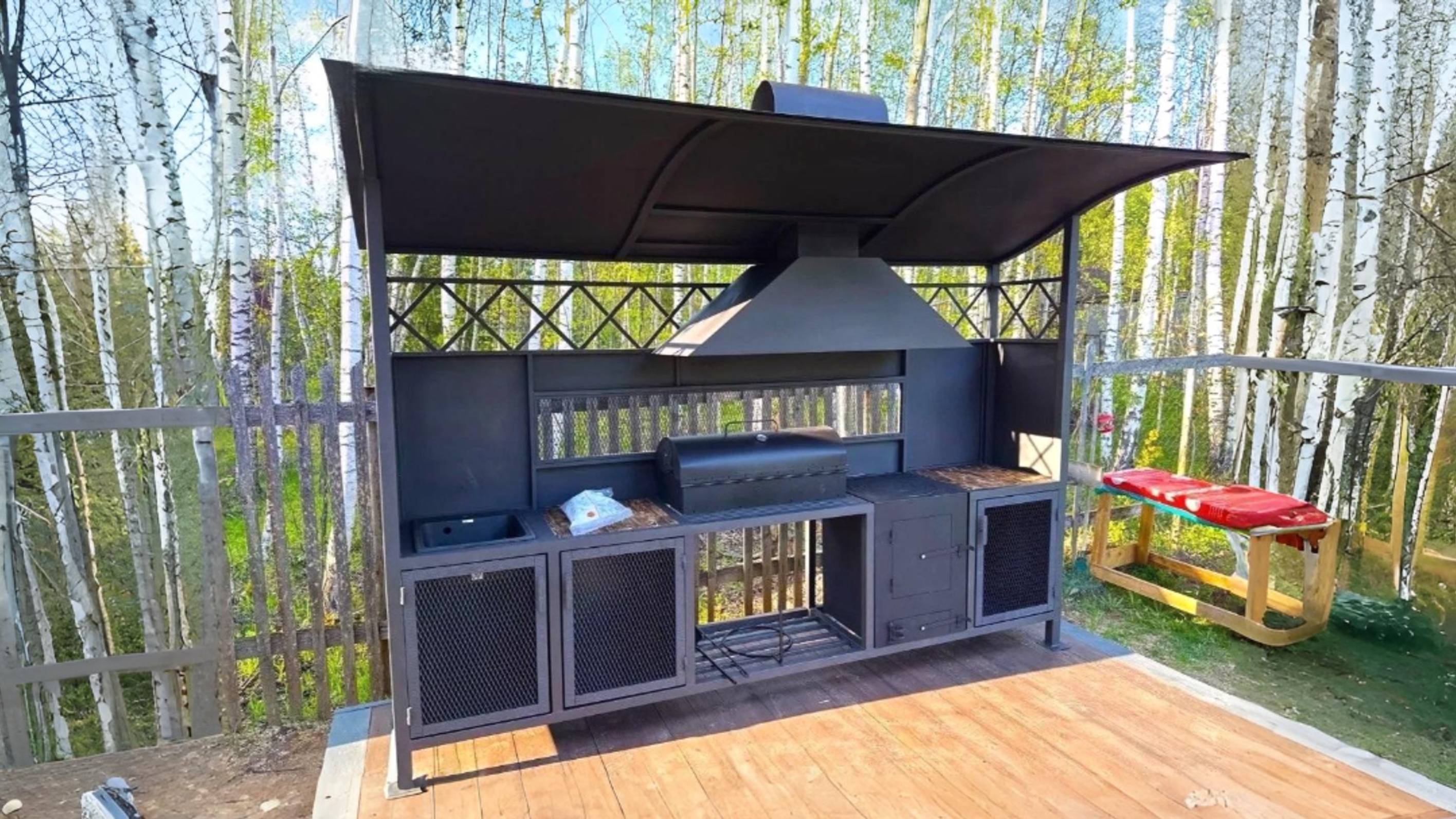 Мангальный комплекс "Кухня-7" по т.84957644402 или mos-mangal.ru/?p=29407