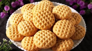Самое простое и быстрое печенье на растительном масле! Приготовьте, вам понравится! Выпечка