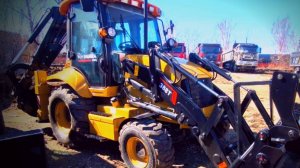 Мини-обзор на экскаватор-погрузчик SHANMON 388T