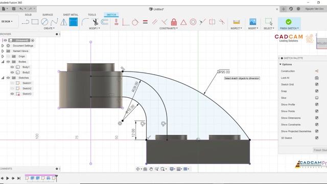 Fusion 360 Tutorial #19 | 3D Model Basic Beginner смотреть онлайн