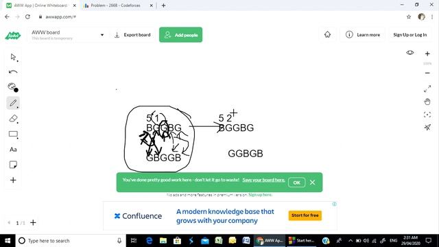 Codeforces "266B - Queue at the  school" solution( Bangla ) | Cpp language