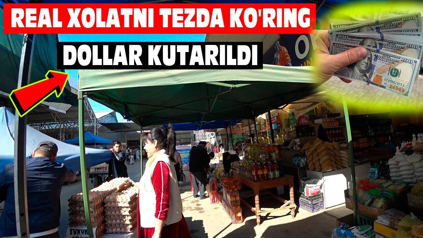 Real xolatni tezda ko'ring Dollar kursi 16.04.2025