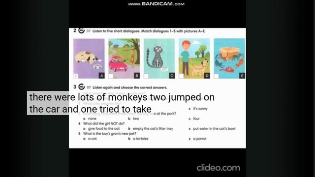 Workbook стр. 35 аудирование