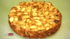 Самая яблочная Шарлотка! С 1 кг яблок!!!  Чудо шарлотка!