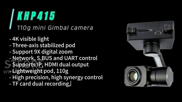 KHP415  gimbal camera  for FPV UAV drone