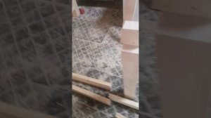 СБОРКА. Раскройный стол 6*1,6м. на 8ми ножках, из 3х частей.
