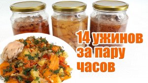 Тушенка в автоклаве Малиновка. 1 раз приготовила и 2 недели свободна! Как облегчить жизнь на кухне?