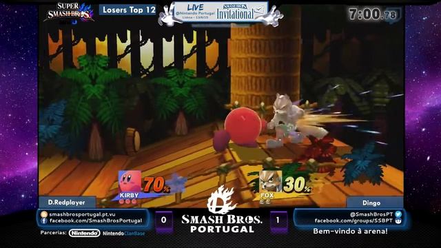 SBPT Invitational #1 - D.Redplayer (Kirby) VS Dingo (Fox) - SSB4 Losers Top 12 смотреть онлайн