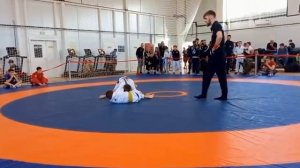 Первенство Краснодарского края по грепплинг ги. 1 бой победа