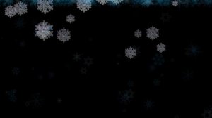 Снежинки на черном фоне FHD\4K