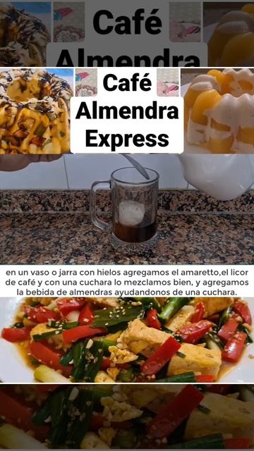 #Café Almendra express,delicioso/Almond espresso coffee, delicious/#café смотреть онлайн