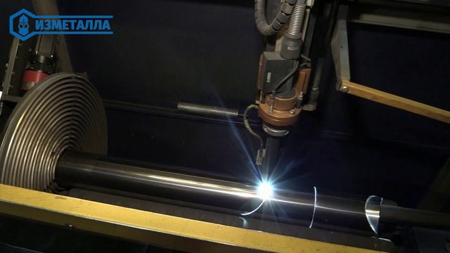 ИЗМЕТАЛЛА. Фигурный раскрой трубы на станке 3D плазменной резки