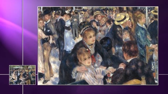 PIERRE AUGUSTE RENOIR - Baile en el Moulin de la Gallete (Obras Maestras de la Pintura Universal)