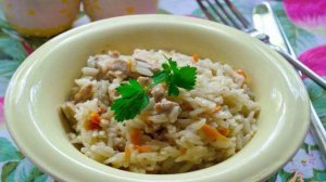 Рис с курицей за 30 минут