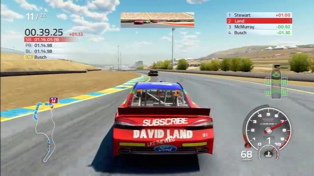 David Land Plays: NASCAR '15 Victory Edition 2016- Sonoma, THE NEVER ENDING RACE смотреть онлайн