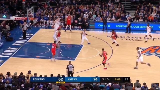 Anthony Davis Throws Up 48 Pts in An OT Win at MSG | January 14, 2018 смотреть онлайн