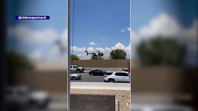 I-15 shut down between Flamingo and Charleston; injured trooper taken by helicopter to UMC смотреть онлайн