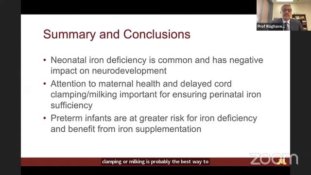 What's new in Iron Supplementation in Neonates? by Prof Raghavendra Rao - 'Learn from the Legends'