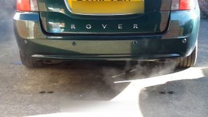 Rover 75 V8- out of hibernation( bringing the engine up to temperature on the drive).