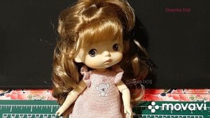 Платье крючком для куклы Xiaomi BJD Monst