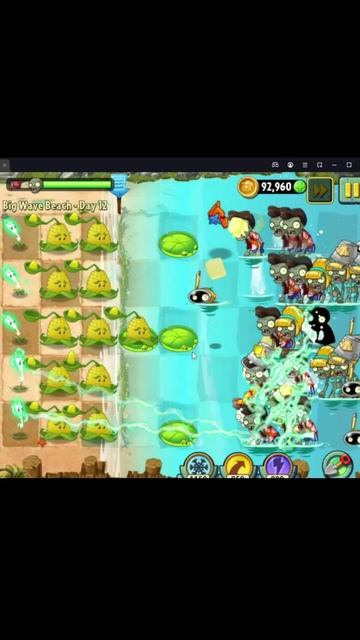 Растение против Зомби 2/PvZ2 Adventure Big Wave Beach Day 12/Большая Пляжная Волна День 12 #pvz смотреть онлайн