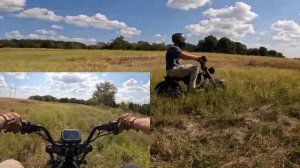 OFF ROAD Action! Greenworks 60v Stealth All Terrain ELECTRIC MINI BIKE