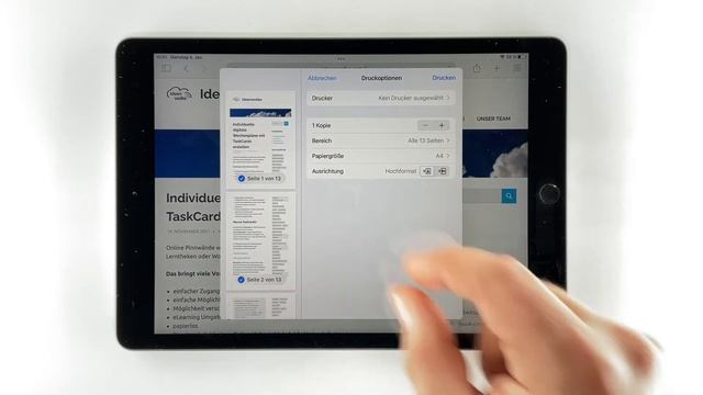 iPad Trick: PDF Dateien mit der Druckfunktion erstellen (iPadOS 15) смотреть онлайн