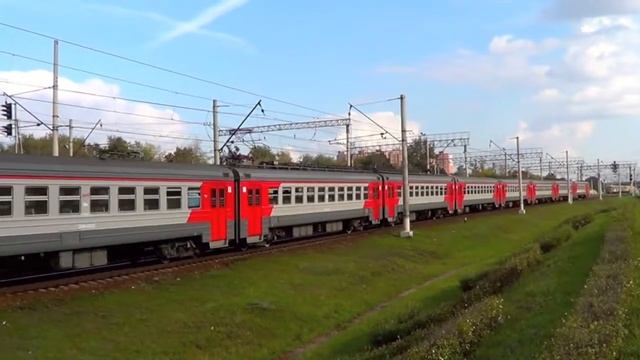 Электропоезд ЭД4мк-0022 "Сергей Есенин" смотреть онлайн