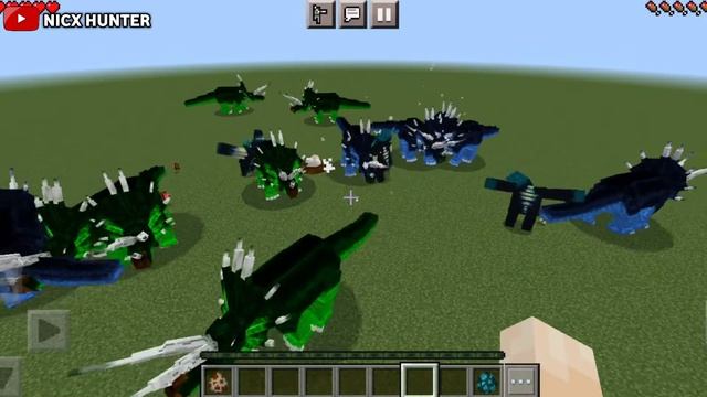 Warden vs Triceratops in Minecraft смотреть онлайн