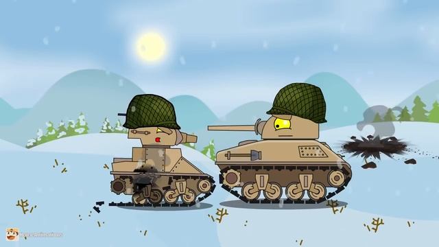HomeAnimations - Мультики про танки  Операция Арденнен - Мультфильмы про танки