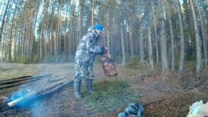 Ночная ловля налима. Рыбалка на налима. Один на ТАЁЖНОЙ реке.