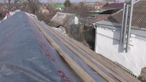 Лайфхак, накрыть крышу. Строительство пристройки к дому 54 серия