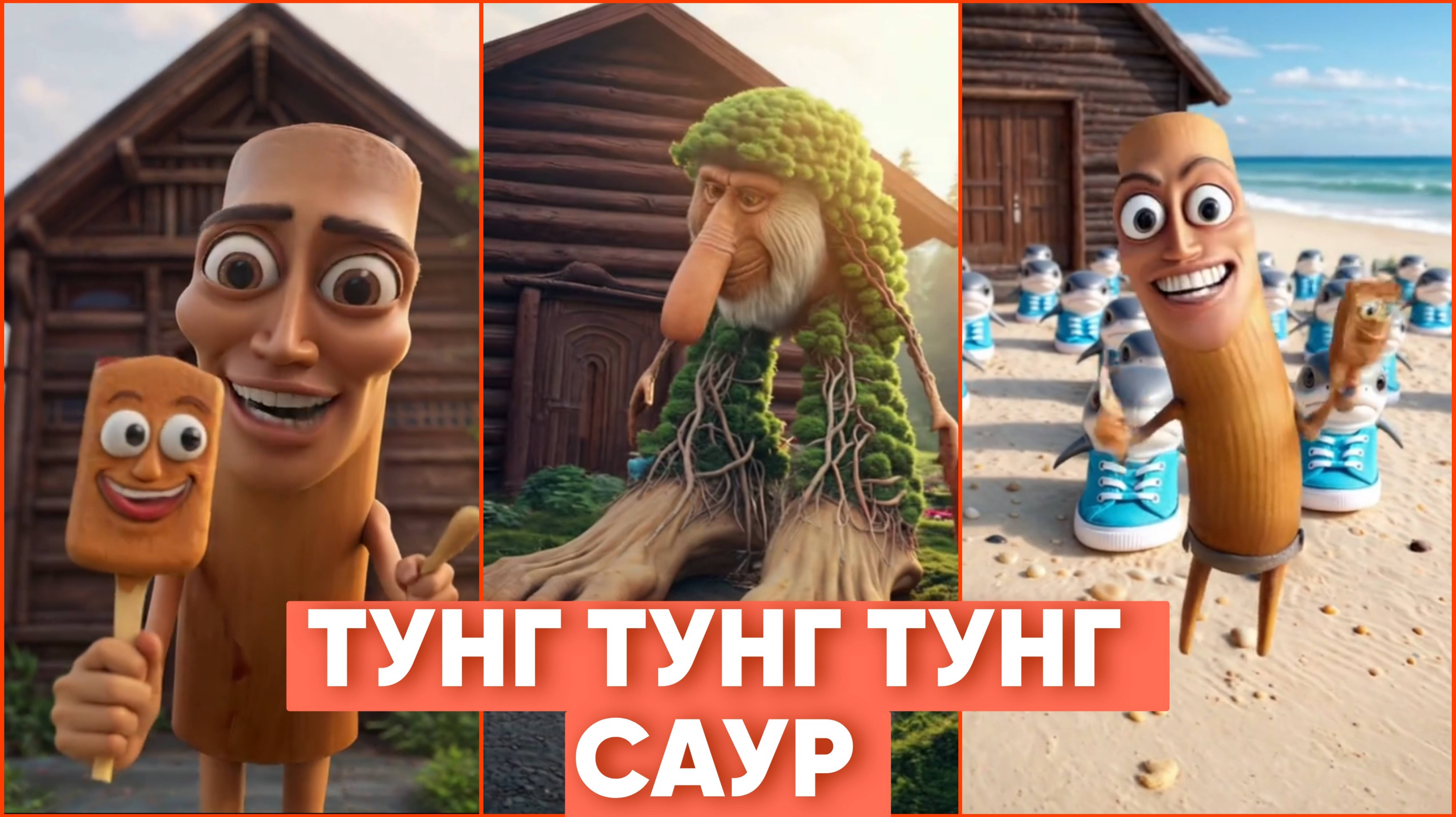 ПЕСНЯ ТУНГ ТУНГ ТУНГ САУР / Tung Tung Tung   Sahur