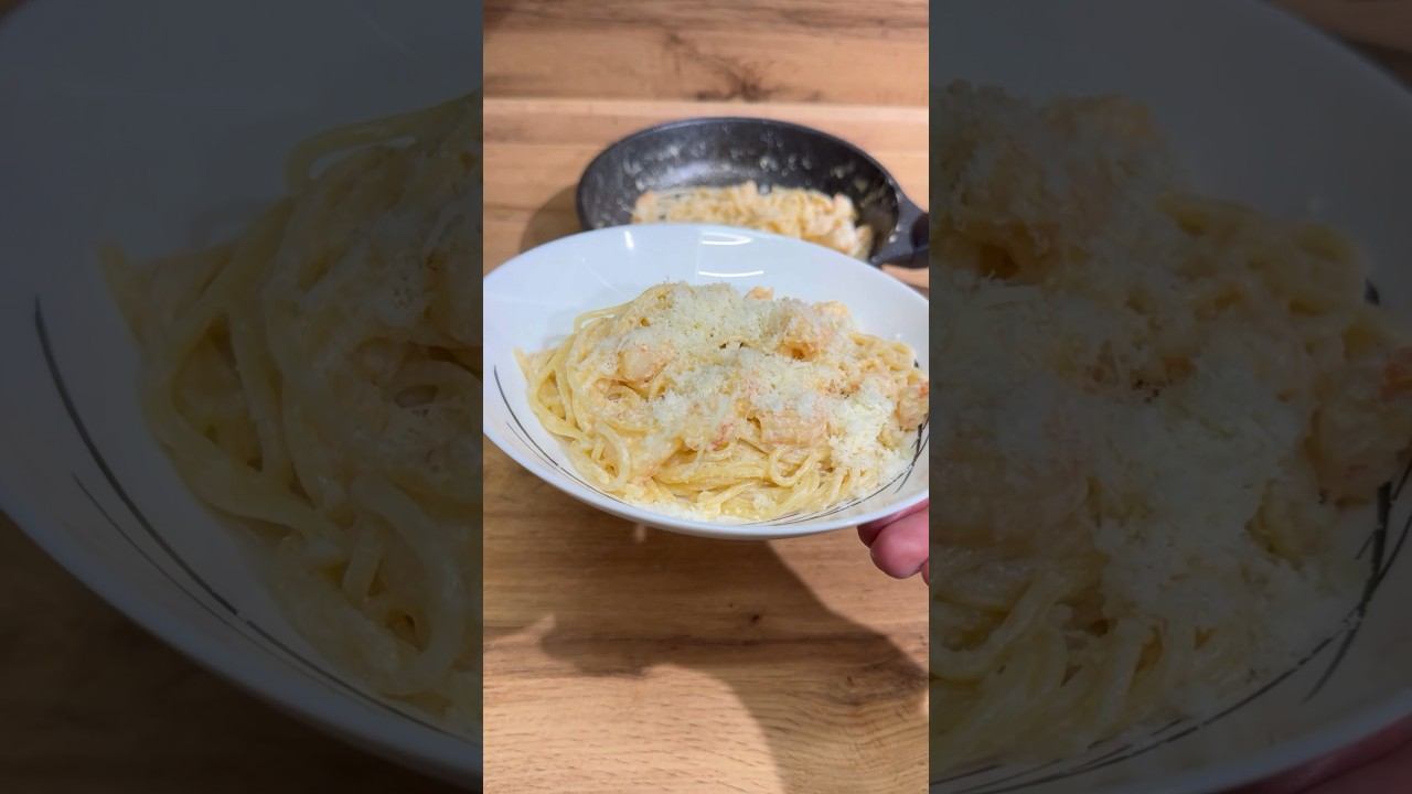 Самый простой рецепт сливочной пасты