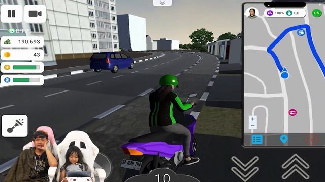 SAMANTHA JADI DRIVER OJEK BAR BAR BARENG OM BLANGKON 😱 GAME VIRAL INDONESIA OJOL THE GAME