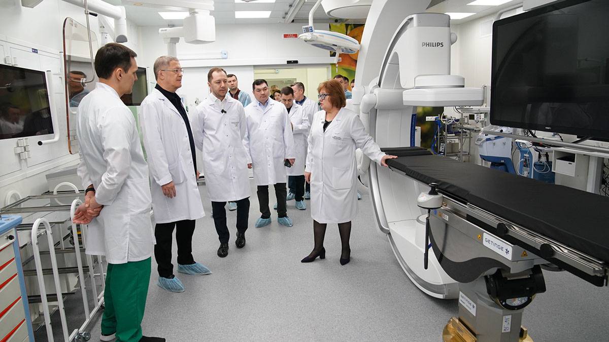 г. Уфа. Осмотр нового хирургического корпуса РКЦ Башкортостана. Март 2025 г.