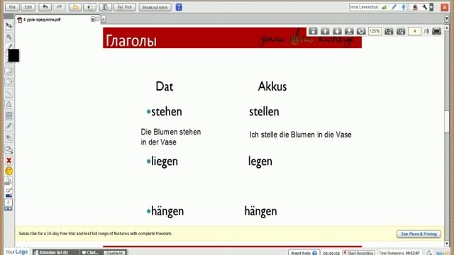 Употребление предлогов в немецком языке - учить немецкий онлайн смотреть онлайн