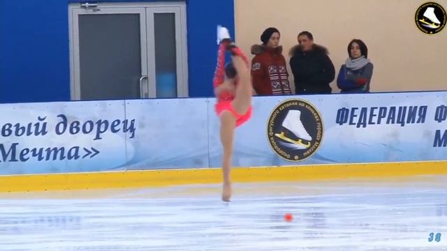 ソフィア・サモデルキナ（Софья САМОДЕЛКИНА) SP  Первенство г. Москвы среди юношей и девушек (младший возраст)
