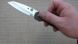 Нож SMOCK Spyderco. Забавный