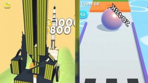 🧶 Satisfying Mobile Gameplay / Ball Run 2048 Infinity mod vs AZ Run 2048 ABC runner Game part #20