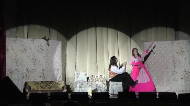 Любительский театр КОНФЕТТИ Сцена из комидии водевиля Беда нежного сердца Исполняют Никита Локшин смотреть онлайн