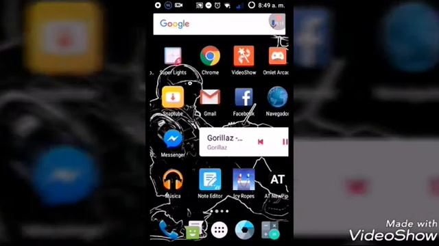 App para descargar películas ( At New Pipe ) y un clip de Rainbow Six